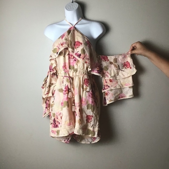 𝅺chelsea & Violet Wisteria Floral Romper - Picture 4 of 9